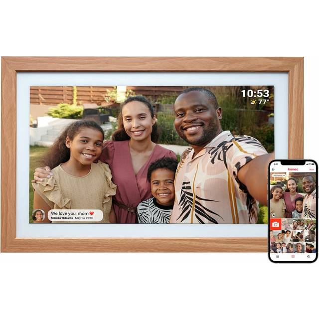 Denver Frameo 21,5" social fotoram PFF-2162LW (brun)