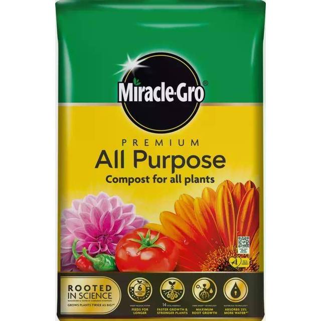 Miracle Gro All Purpose Compost 40L Garden Planting Growing Soil