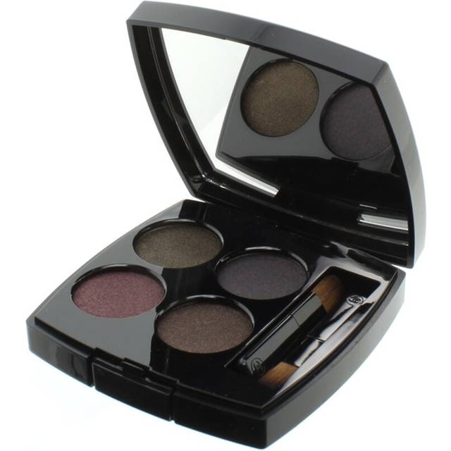 Chanel brown eyeshadow palette grey purple green eye shadow 332 noir supreme