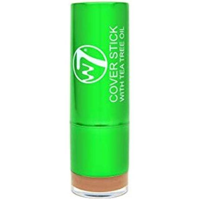 W7 Tea Tree Concealer Stick - Creamy, Skin Soothing Formula For Blemishes & Redness - Long-Lasting Concealer Makeup (Medium/Deep)