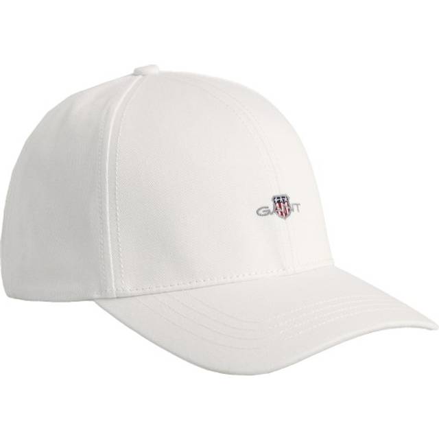 GANT Herrunisex. Shield High Cap skylt logotyp, Vit, S-M