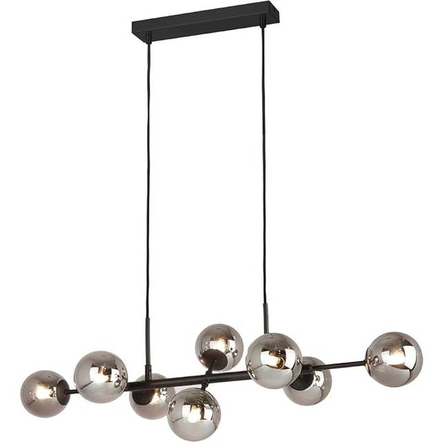 Italux Erimida Industrial, Retro 8 Light Bar Pendant Ceiling Light, G9