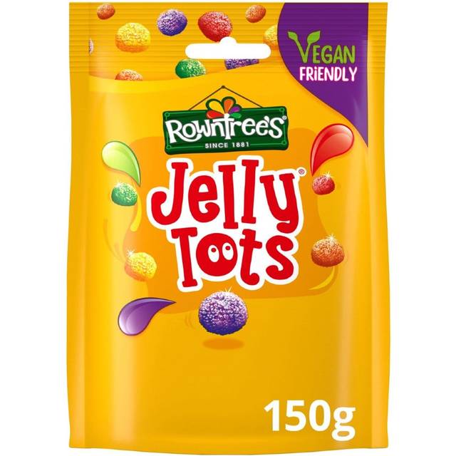 Rowntree&#39;s Jelly Tots Sweets Sharing Bag 150G