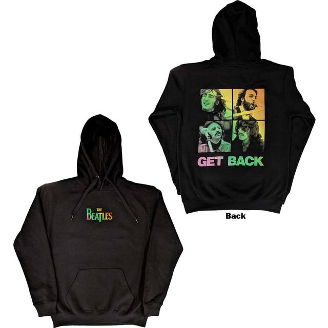 The beatles unisex pullover hoodie: 3 savile row (back print) (xx-large)