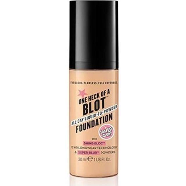 Soap And Glory One Heck Of A Blot All Day Liquid To Powder Foundation For Oily Skin Cool Sand 30Ml