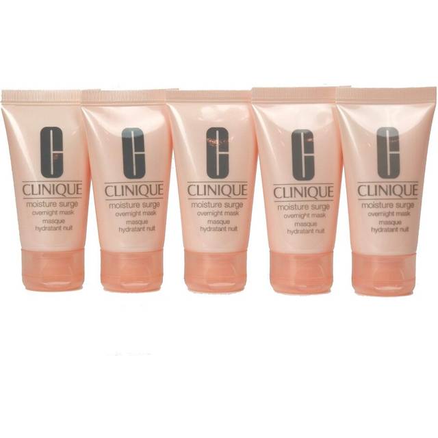 Pack of 5 x Clinique Moisture Surge Overnight Mask, 1 oz each Travel Size, Unboxed