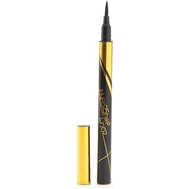 (black, Full Size) Waterproof Long Lasting Eye Liner Pencil Small Gold Pen Quick-drying Eyeliner