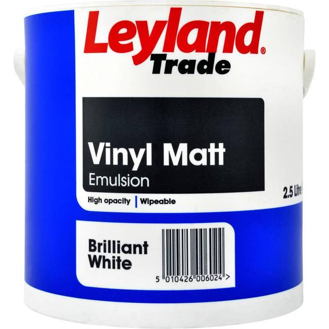 Leyland Vinyl Matt Brilliant White 2.5L