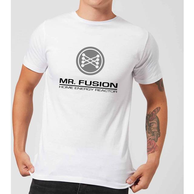 Back To The Future Mr Fusion T-Shirt - White - L