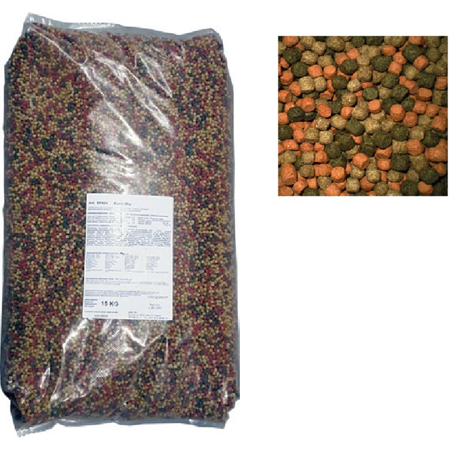 AQUA FORTE Basic Mix SF804 Fiskmat, 15 kg