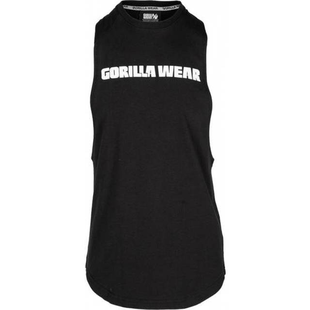Milo Drop Armhole Tank Top, Black