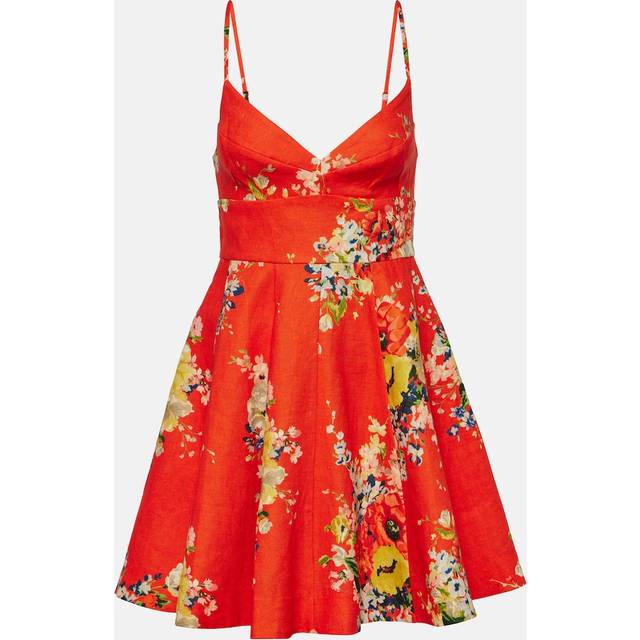 Zimmermann Alight floral linen minidress