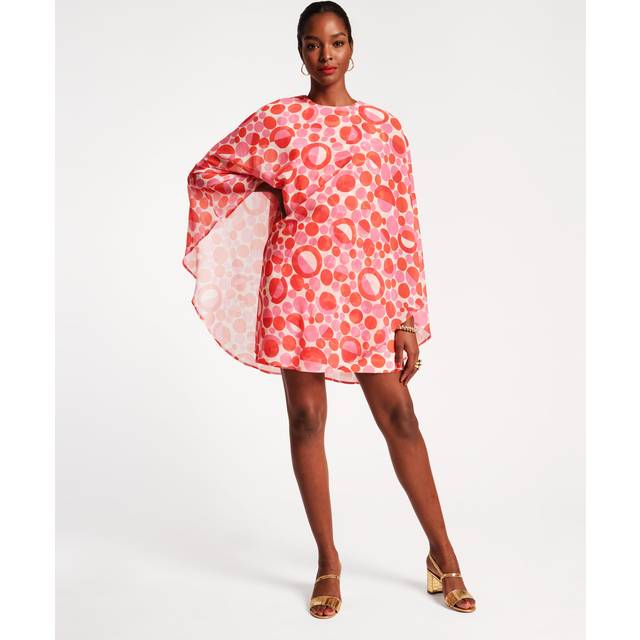 Bree Chiffon Mini Dress - Prosecco Pink - M