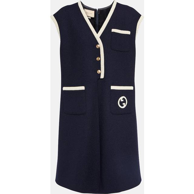 Gucci Tweed minidress - blue (UK 8)