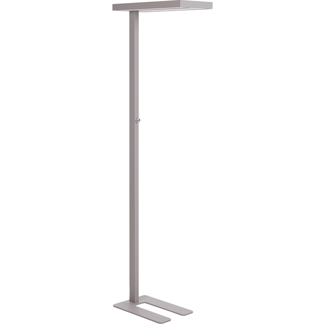 LED Floor Lamp TAURUS with Dimmer Metal Silver