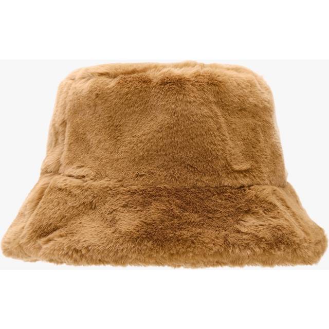 OAKWOOD Bobland Tan Faux Fur Bucket Hat Size: One Size, Colour: Tan Fa