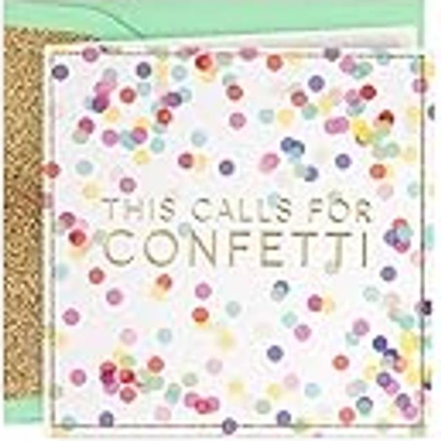 Hallmark Signature Congratulations Card or Graduation Card (Confetti)