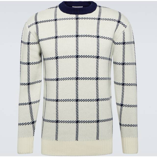 JW Anderson Ribbed-knit wool sweater - white (UK 40)