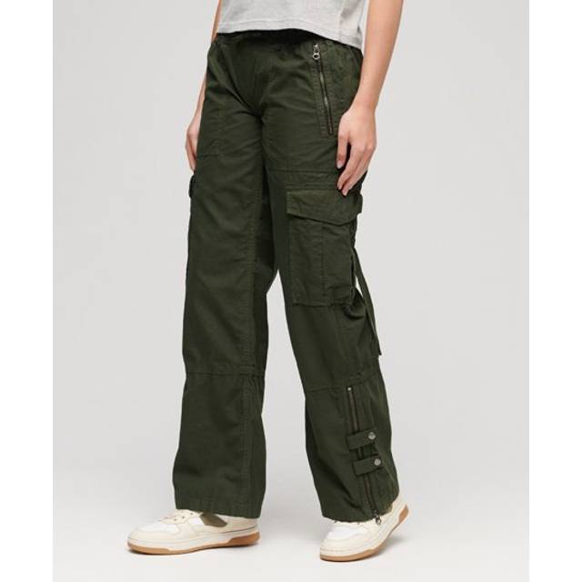 Superdry Low Rise Wide Leg Cargo Trousers