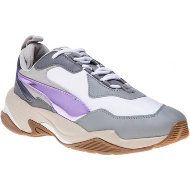 Puma Thunder Electric Chunky Leather Lace Up Womens Trainers 367998 01 - Grey - Size UK 5.5