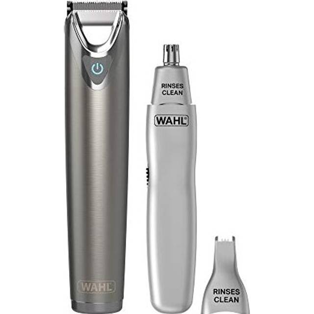 Wahl Stainless Steel Trimmer with Dual Head Ear and Nose Trimmer