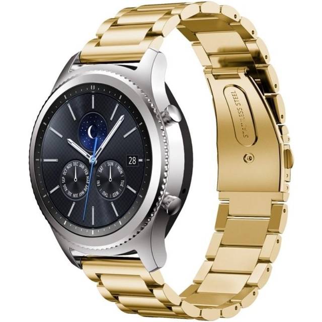 Universal Smartwatch rostfritt stålband (18mm) - Guld