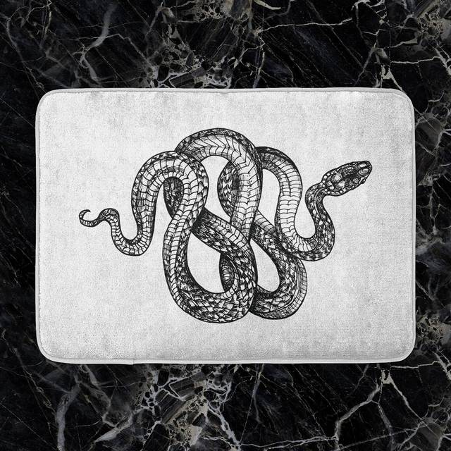 Knotted Snake Bath Mat