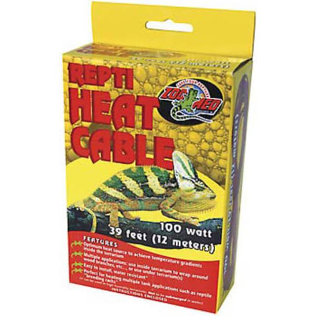 Zoomed repti heat cable 3.5m 15w temperature terrarium reptile lizard heating