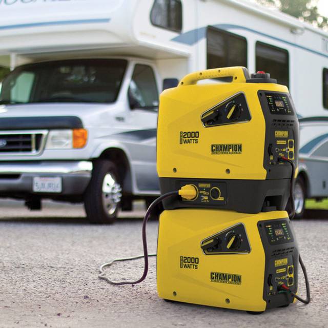 82001i-E 2000-watt Stackable Inverter Generator - Yellow