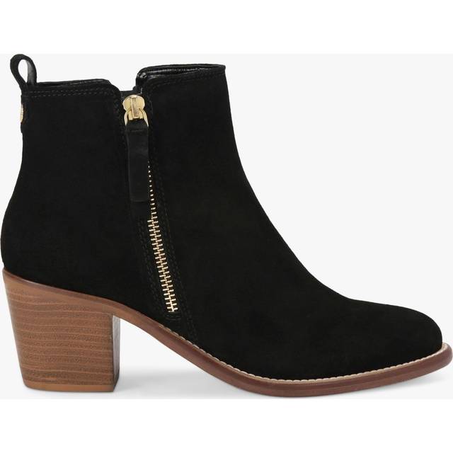 Carvela Secil Suede Ankle Boots, Black