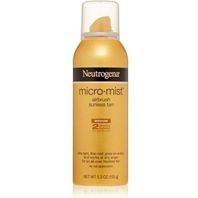Neutrogena Micromist Airbrush Sunless Tanning Spray with Witch Hazel  Gradual Sunless Tanner with Alcohol-Free  Oil-Free & Non-Comedogenic Formul