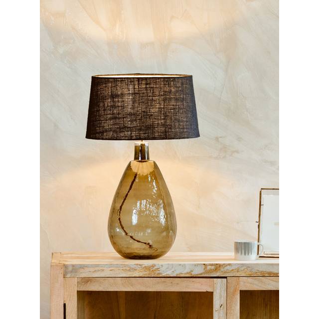 Nkuku Baba Table Lamp Base, Green, Large Tall