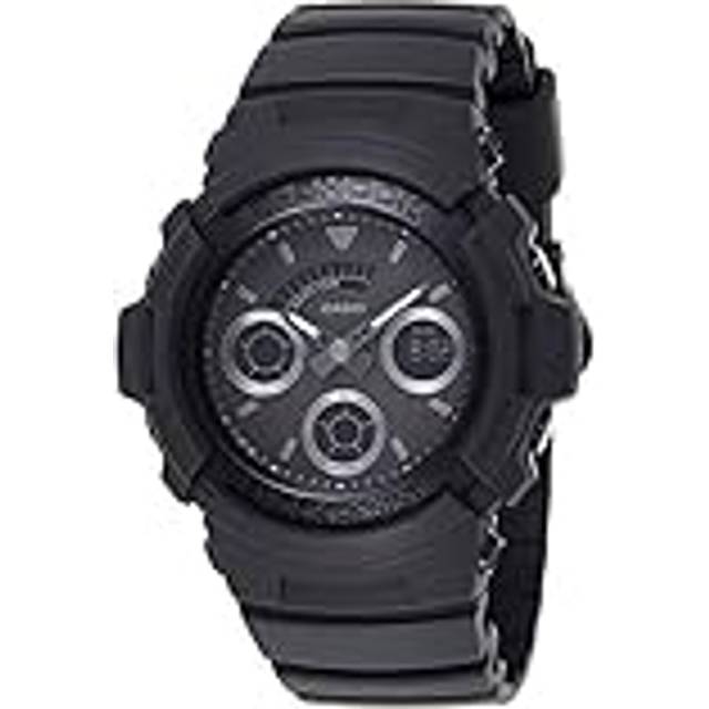 Casio g-shock men's watch aw-591bb-1a | all-black design, shock resistant, 200m