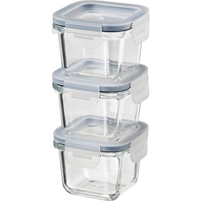 IKEA 365+ matlåda med lock, fyrkantigt/glas, 180 ml
