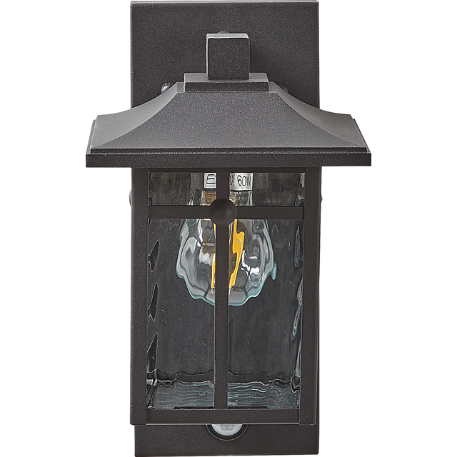 Outdoor Wall Light TEVIOT with Motion Sensor Black