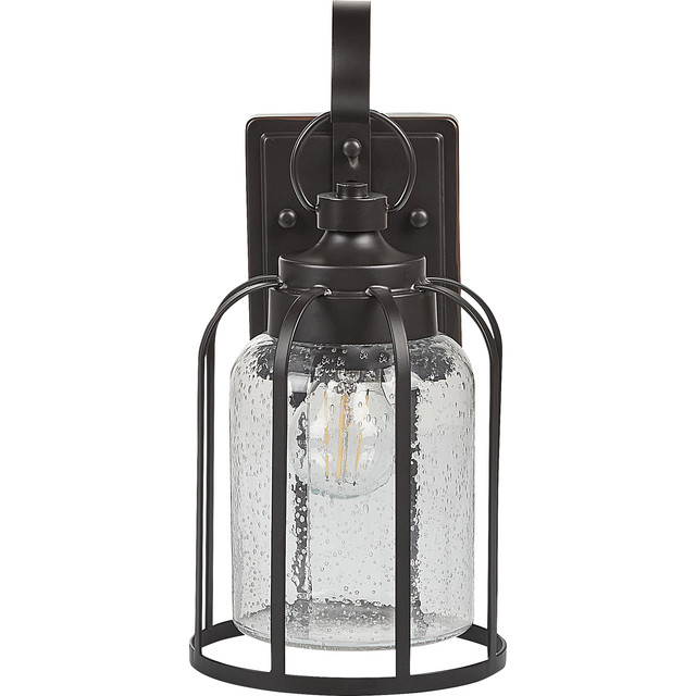 Outdoor Wall Light WOOLER Black