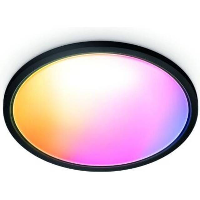 WiZ - SuperSlim  Ceiling Lamp 22W RGB Black
