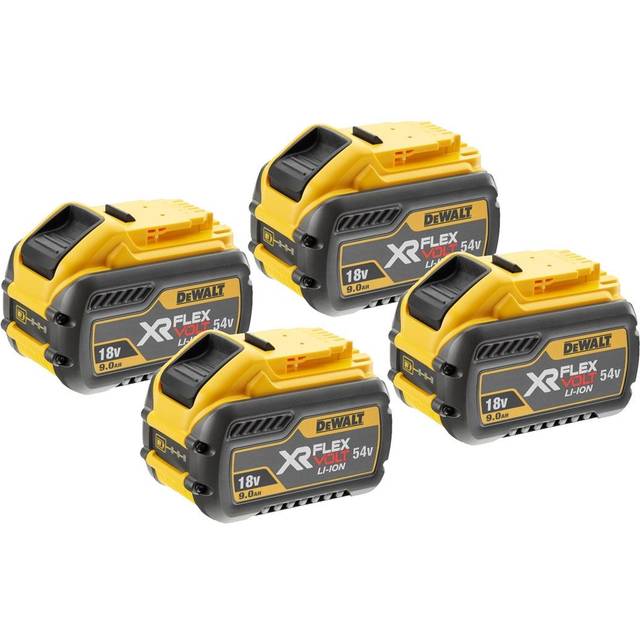 Dewalt DCB547 18v / 54v XR FLEXVOLT 9.0ah Battery DCB547-XJ - 4 Pack Flex Volt