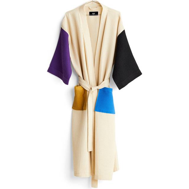 HAY - Waffle Bathrobe Cream Multi HAY