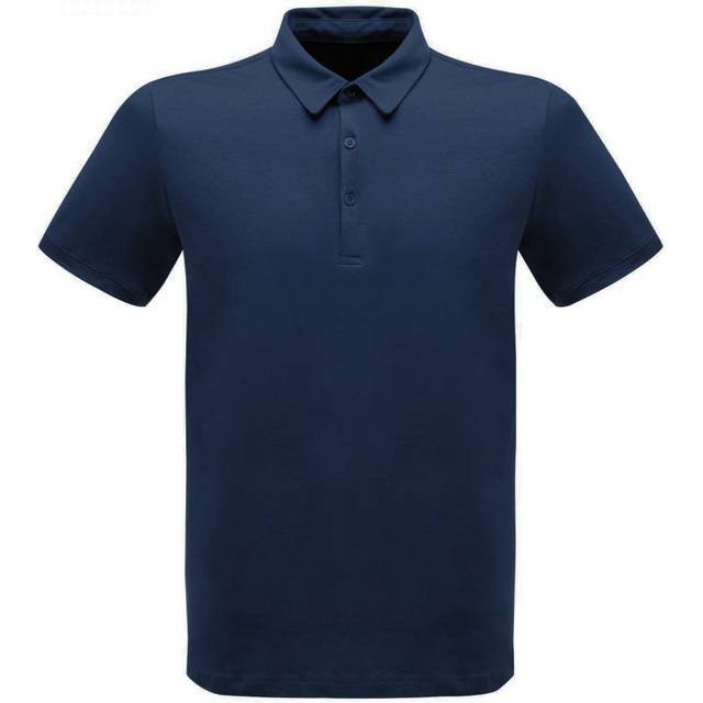 (S, Navy) Regatta Professional Mens Classic 65/35 Short Sleeve Polo Shirt