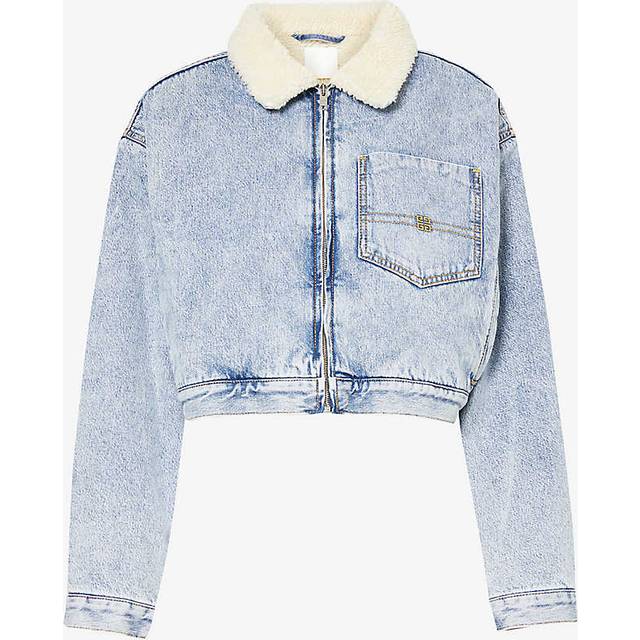 Veste jean en coton - Bleu - M