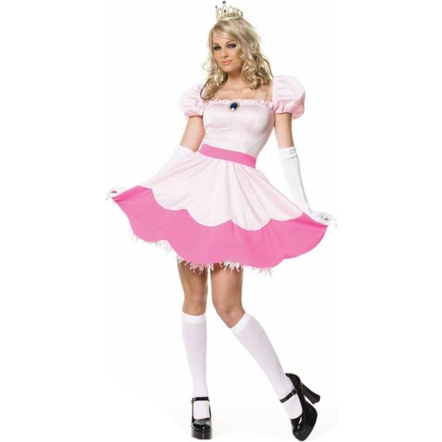 Leg Avenue Prinzessinnenkleid mit Krone und Handschuhe, 1 St�ck, Gr�sse S/P, 8309401005, Pink