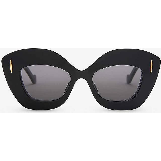 Loewe Womens Black G736sunx02 Retro-screen Acetate Sunglasses 1 Size - BLACK
