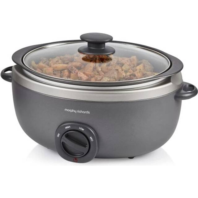 Morphy Richards Sear And Stew 461022 Slow Cooker - Titanium