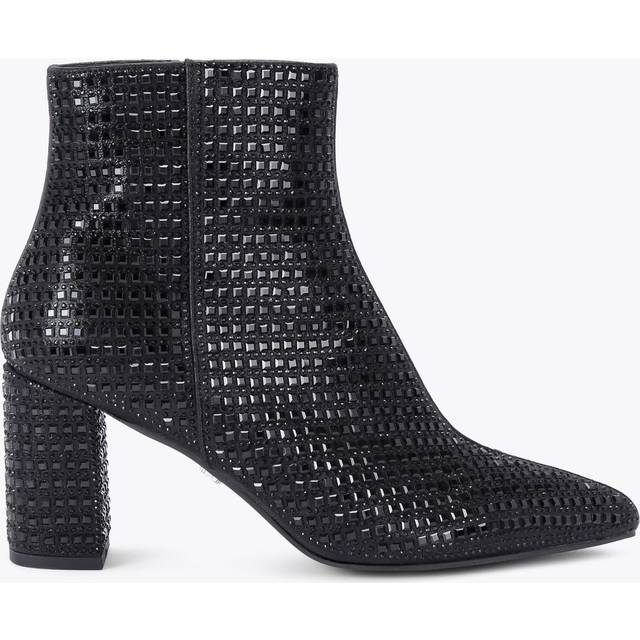 Carvela Womens Kianni Ankle Boots - Black Fabric - Size UK 3