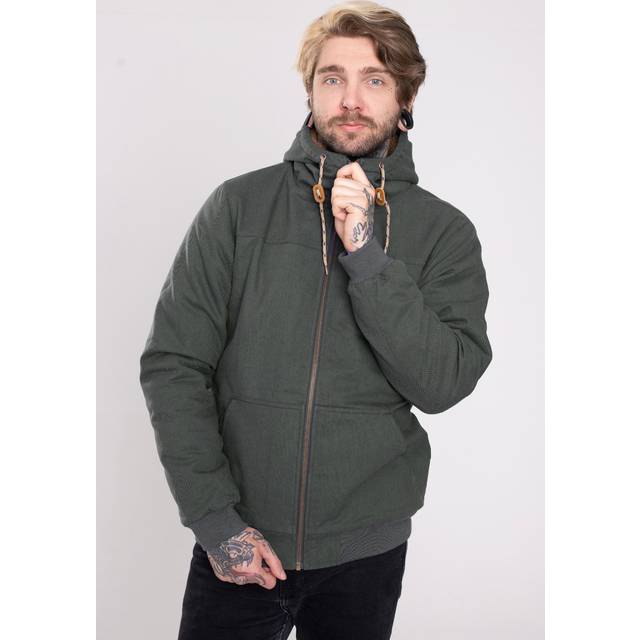Iriedaily - Dock36 Swing Jungle Green - Jacket - green - XXL - Shell: 60% Cotton, 38% Polyester, 2% Elastane; Lining: 100% Polyester,Cotton