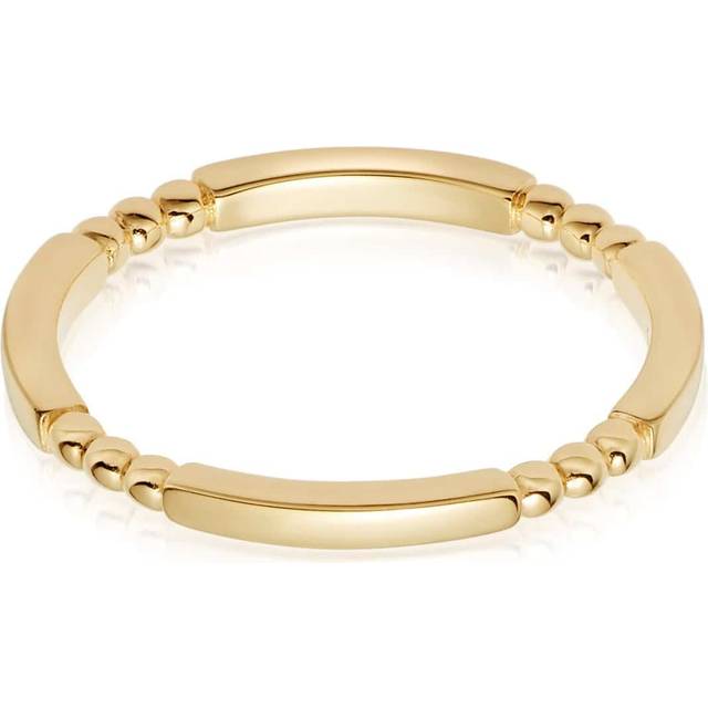 Stacked Essential 18ct Gold Plated Ring SRB9005_GP / Size S
