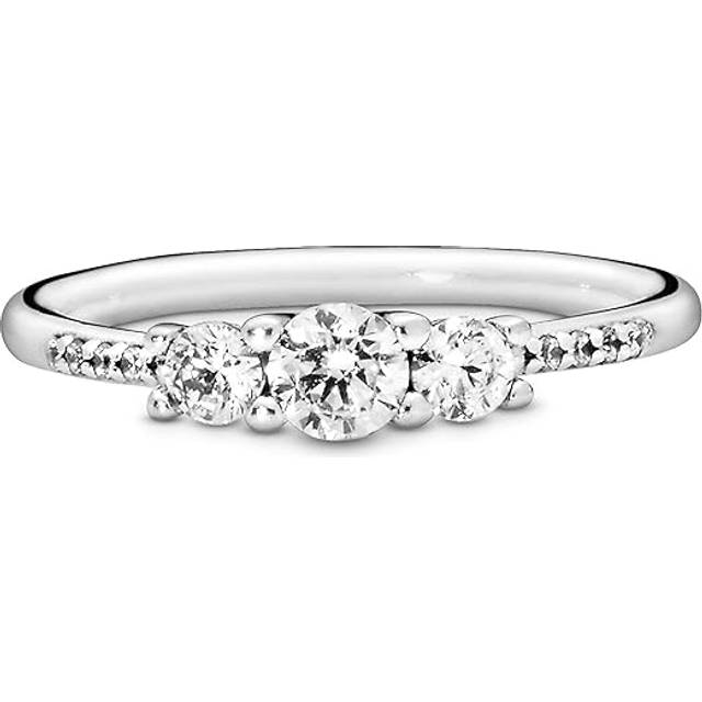 Pandora Rings Fairytale Sparkle Sterling Silver Ring 196242CZ