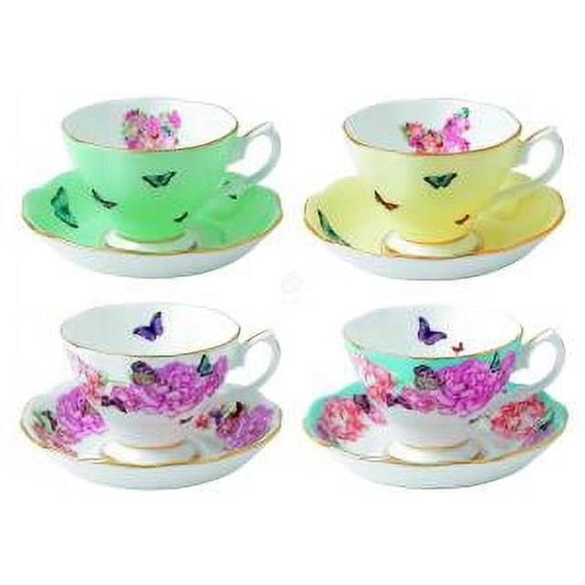 Royal Albert, Miranda Kerr Friendship - Teacup & Saucer Set, Blessings, Gratitude, Joy & Devotion