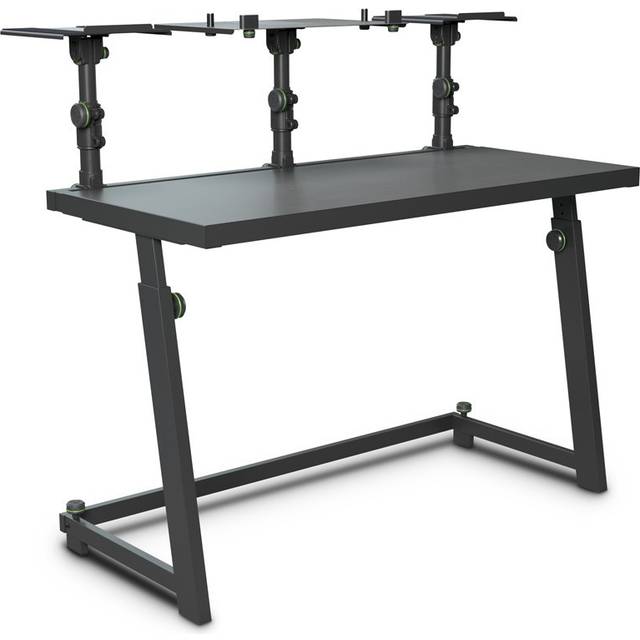 Gravity FDJT01 DJ Desk with Speaker and Laptop Trays